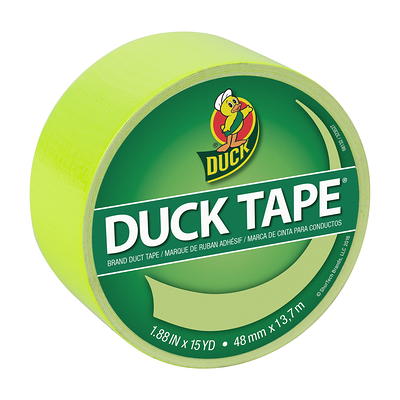 Duck Brand 1.88 in. x 15 yd. Neon Pink Colored Duct Tape 