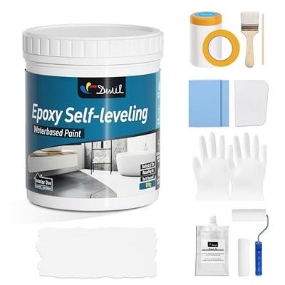 LIFVEAN Tub and Tile Refinishing Kit Bathtub Paint Kit Gloss Sink reglazing  Kit, White 15oz (Without Tools)
