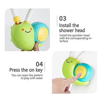  Aquatod Bath Toy Toddlers 2-4 - Silicone Wall Suction Bath Toy:  Three Flasks with Unique Sprinkle Patterns : Toys & Games