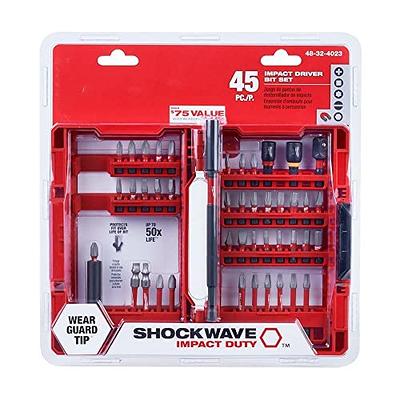 Milwaukee® 145 Piece Milwaukee Shockwave™ Impact Duty™ Steel Drill