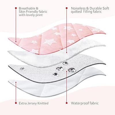 2 Pack 28x52 Waterproof Breathable Crib Mattress Protector, Quilted  Fitted Crib Mattress Pad, Noiseless Soft Toddler Mattress Protector, Deep  Pocket