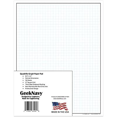 Bienfang Designer Grid Paper Pad 8x8 Grid 11x17