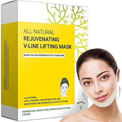 Anti Wrinkle Face Slimming Mask, Double Chin Lifting V Face Line Slim up  Belt, Facial Moisturizing Firming Mask, Anti-Aging & Face Breathable