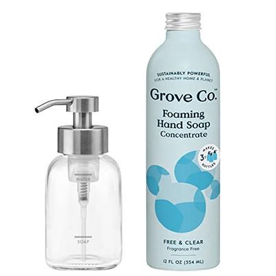 Grove Co. Reusable Glass Dish Soap Dispenser