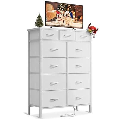 Dressers Vanity Set Dresser Storage Drawers with Charging Station