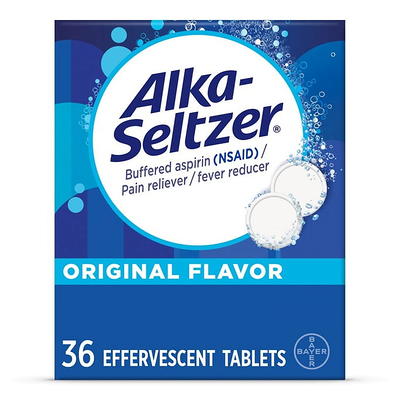 Alka-Seltzer Hangover Relief Orange Effervescent Tablets, 20 ct