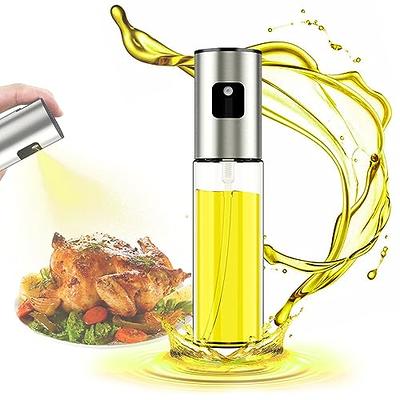 Evo Oil Sprayer for Olive Oil and Cooking Oils, Set of 2 Bottles