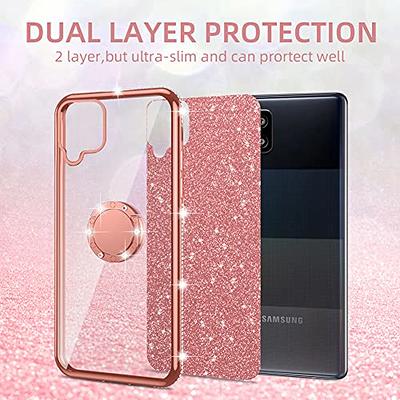 nancheng for Samsung Galaxy A14 5G Case (2023), Phone Case for Galaxy A14  5G Women Glitter Cute Luxury Soft TPU Silicone Clear Cover with Stand  Bumper