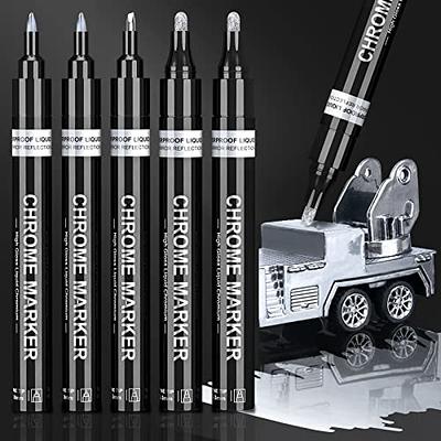 Silver Art Liquid Mirror Chrome Highlight Marker Pen - DIY