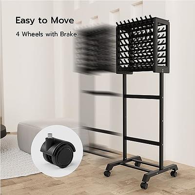 Yumkfoi Black Braiding Hair Rack, Double Sided Braid Rack with 4 Wheels and  2 Storage Shelf, Wooden Hair Racks for Braiders Standing Braid Rack, Hair  Separator Stand for Hairstylists (144 Pegs) - Yahoo Shopping