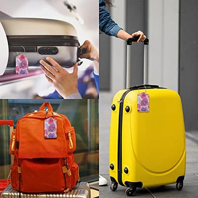  PU Leahter Luggage Tag for Suitcases, Privacy