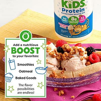 Orgain Organic Kids Nutritional Protein Shake, Vanilla - Kids Snacks with  8g Dairy Protein, 22 Vitamins & Minerals, Fruits & Vegetables, Gluten Free