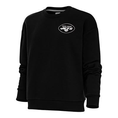 Men's Antigua Black Dallas Cowboys Victory Crewneck Pullover Sweatshirt