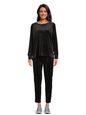 Women's Simply Vera Vera Wang Velour Top & Jogger Set, Size: XL Long,  Oxford - Yahoo Shopping