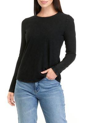 Women's Short Sleeve Relaxed Scoop Neck T-Shirt - Ava & Viv™ Black 2X -  Yahoo Shopping