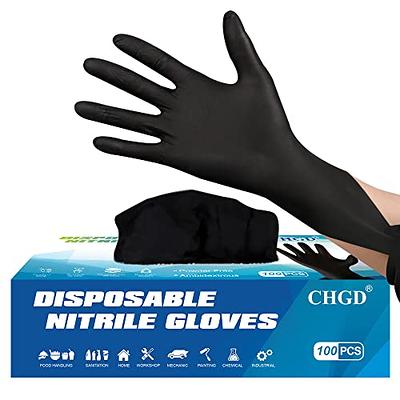 Gloveworks 6-mil Black Exam Nitrile Disposable Gloves, Latex Free, XX-Large / Box of 100