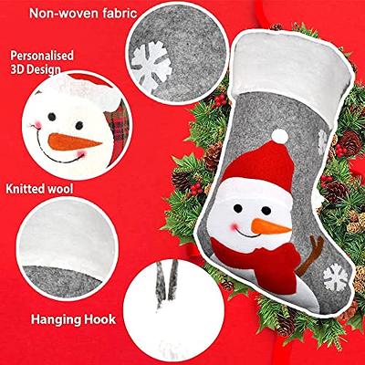  Penguin Personalized Knitted Christmas Stocking with