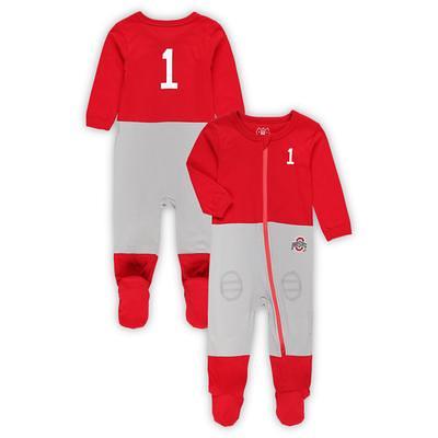 Youth ProSphere #1 Scarlet Ohio State Buckeyes Baseball Jersey