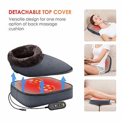 Comfier Portable Neck Massager with Heat, Shiatsu Shoulder Back Massager  for Pain Relief 