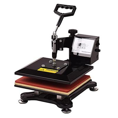 DG Heat Press Digital Sublimation T-Shirt Heat Press,15-by-15-Inch - Black