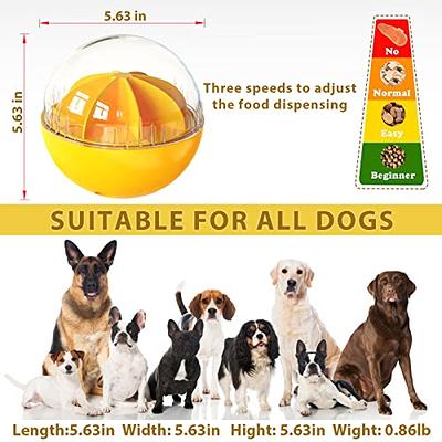 Dog Puzzle Toys, Squeaky Treat Dispensing Dog Enrichment Toys for