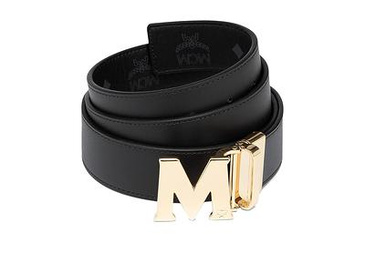 Mcm Men's Claus Leather Belt - Black One-Size