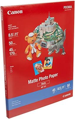 Canon Matte Photo Paper, 8.5 x 11 Inch, 50 Count (7981A004) - Yahoo Shopping