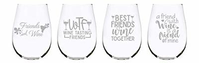 Godinger Meridian Blush White Wine Glass, Set of 4