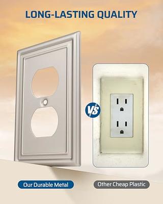 Oil Rubbed Bronze - 2 Gang Electrical Outlet Covers - Wall Plates