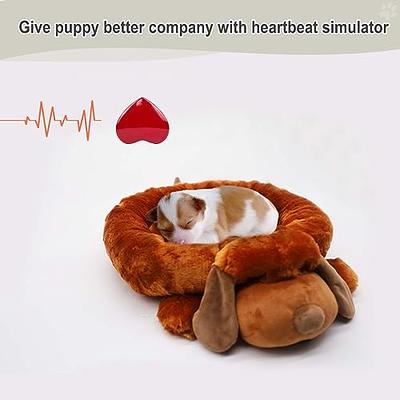 IFOYO Doggy Heartbeat Stuffed Toy, Pet Anxiety Relief Sleep Aid Calming Toys