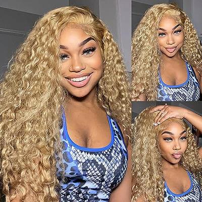 Long Hair Wigs Deep Wave Pre Plucked Glueless Lace Front Wigs