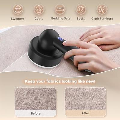 Fabric Shaver Rechargeable, Electric Lint Remover for Clothes and Furniture  with USB, Lint Shaver Sweater Shaver Defuzzer Pill Fuzz Remover (Brown)