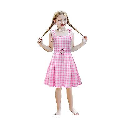 Toddler Baby Girl One Piece Dress Kids Cotton Linen Fly Sleeve Ruffle  Button Down Party Dresses - Walmart.com