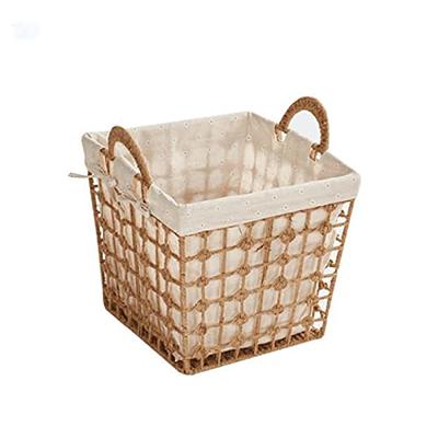 Laundry Basket Rattan Woven Storage Handmade Large