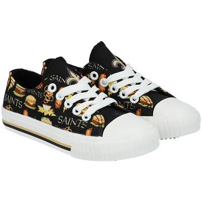 Women's FOCO Cream New Orleans Saints Low Top Canvas Shoes