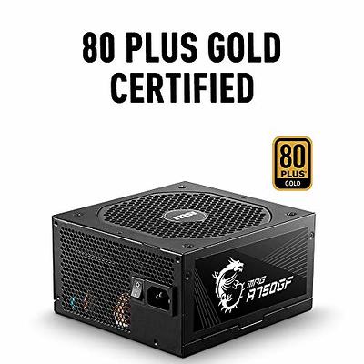 MSI MPG A750GF Gaming Power Supply - Full Modular - 80 PLUS Gold Certified  750W - 100% Japanese 105°C Capacitors - Compact Size - ATX PSU - Yahoo  Shopping