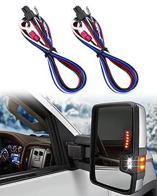 EMIHO Tow Mirrors Wiring Harness Fit for Chevy Silverado GMC Sierra 1500  2500HD 2014-2018 Cargo Running Turn Signals Light, 2 Pcs - Yahoo Shopping