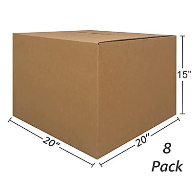 Uboxes 6 Large Corrugated Moving Boxes 20 x 20 x 15 