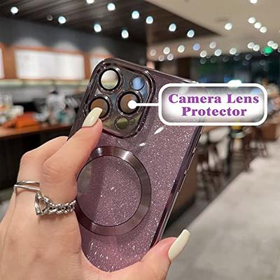 Luxury Diamond Ring Lens Flim Protector For iPhone 15 14 13 12 11 Pro Max  Glitter
