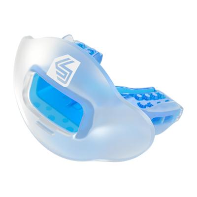 LeCool Football Mouth Guard with Connected Strap- 3D Beast Chrome Adult and Youth Mouth Guard-Mouth Piece for Sports for Maximum Air Flow and Teeth