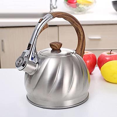 Tea Kettle -2.9 Quart Tea Kettles Stovetop Whistling Teapot Stainless Steel Tea  Pots for Stove Top Whistle Tea Pot - Yahoo Shopping