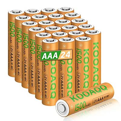 Duracell Rechargeable AAA Batteries, 4 Count Pack, Triple A Battery for  Long-lasting Power, All-Purpose Pre-Charged Battery for Household and  Business