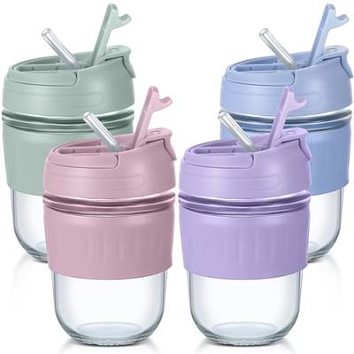 Tiblue Kids & Toddler Cup - 4 Pack 8oz Spill Proof Stainless Steel