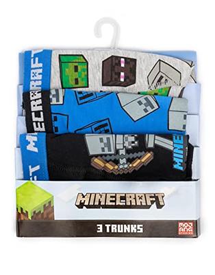 Minecraft Boxer Shorts Boys 3 Multi Pack Kids Teenagers Creeper