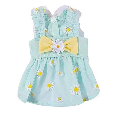 Dog Dress, Summer Cute Girl Puppy Dress, Little Girl Dog Dress