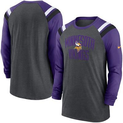 Minnesota Vikings Nike Prime Logo Name Split Pullover Hoodie - Anthracite