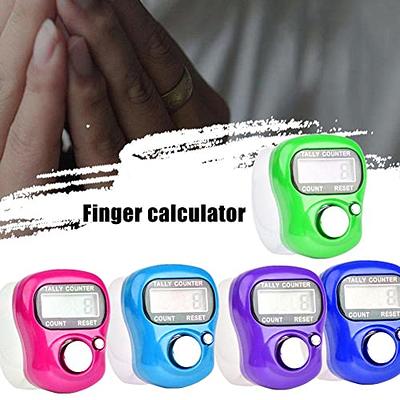 SHOUD Finger Tally Counter,LED Digital Row Counter,Digital Electronic  Tasbeeh Counters,Handheld Number Click Counter,Electronic Finger Counter  Hand Tally Counter with Ring for Golf - Yahoo Shopping