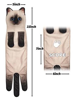 Cat Hand Towels Funny Kitchen Bathroom Cute Decorative Decor Hanging Towel  Tea