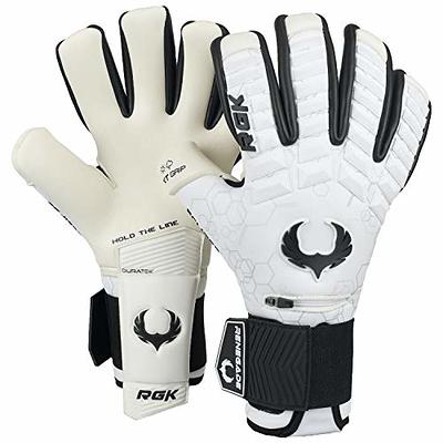  Renegade GK Apex Afterburn Professional Strapless Goalie Gloves, 4mm EXT Contact Grip