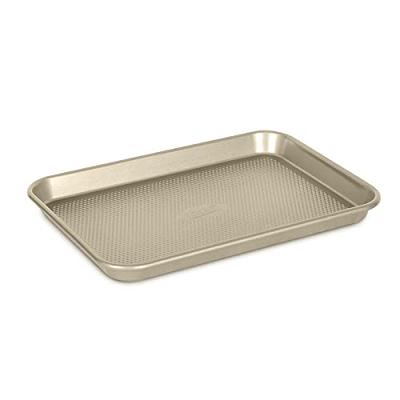 Glad Premium Nonstick Cookie Sheet – Heavy Duty Baking Pan with Raised  Diamond Texture, Small, Gold